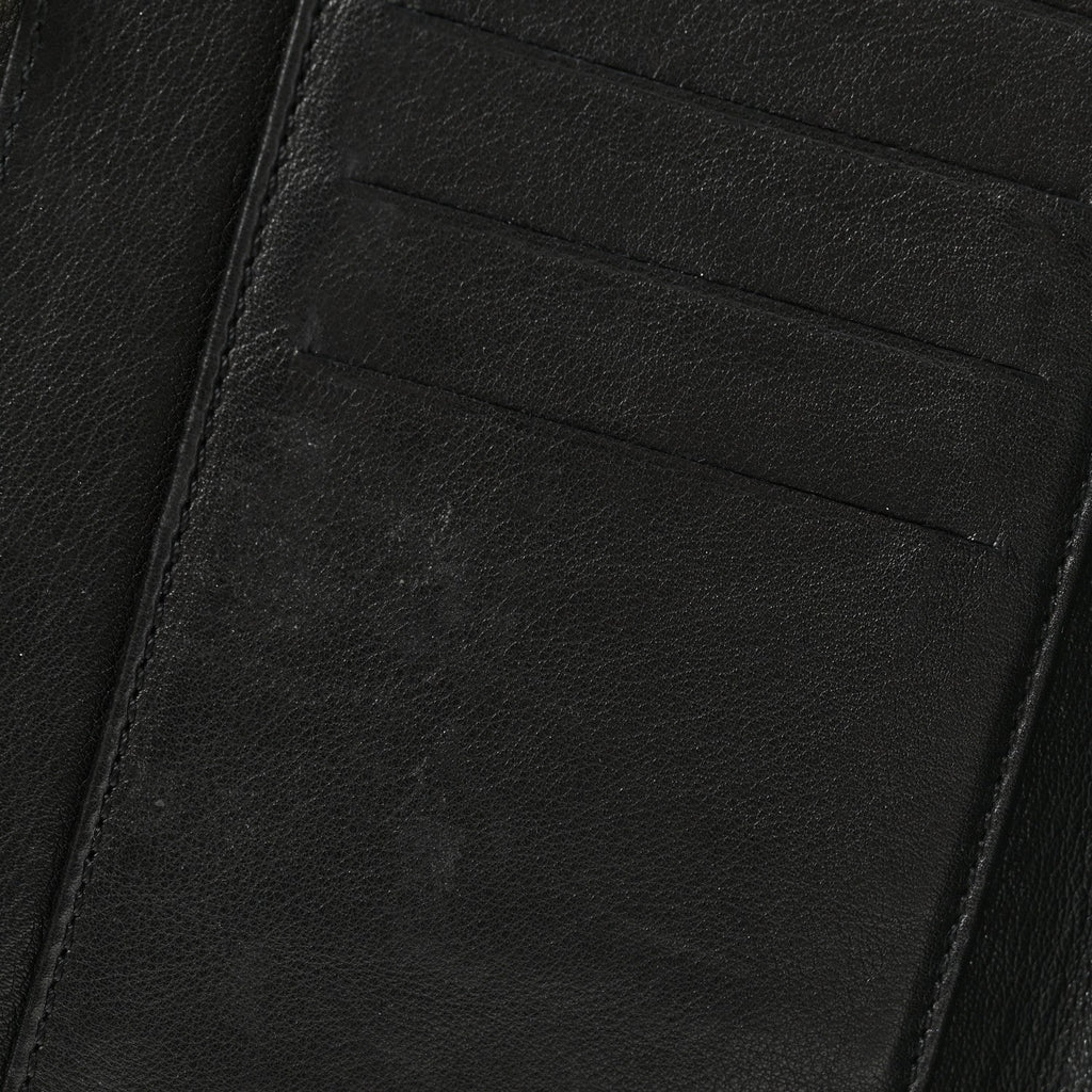 Caviar Timeless CC Compact Wallet Black