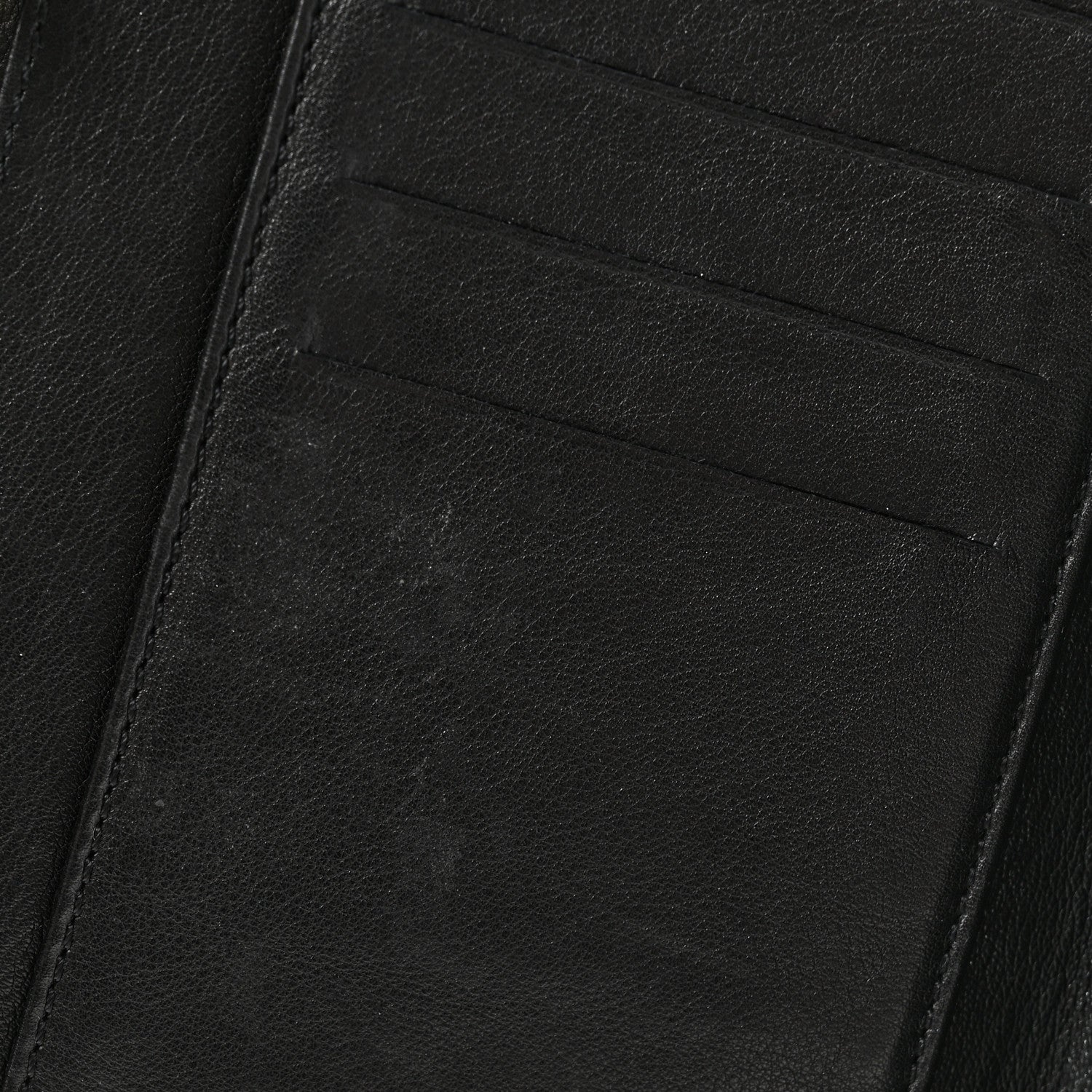 Caviar Timeless CC Compact Wallet Black