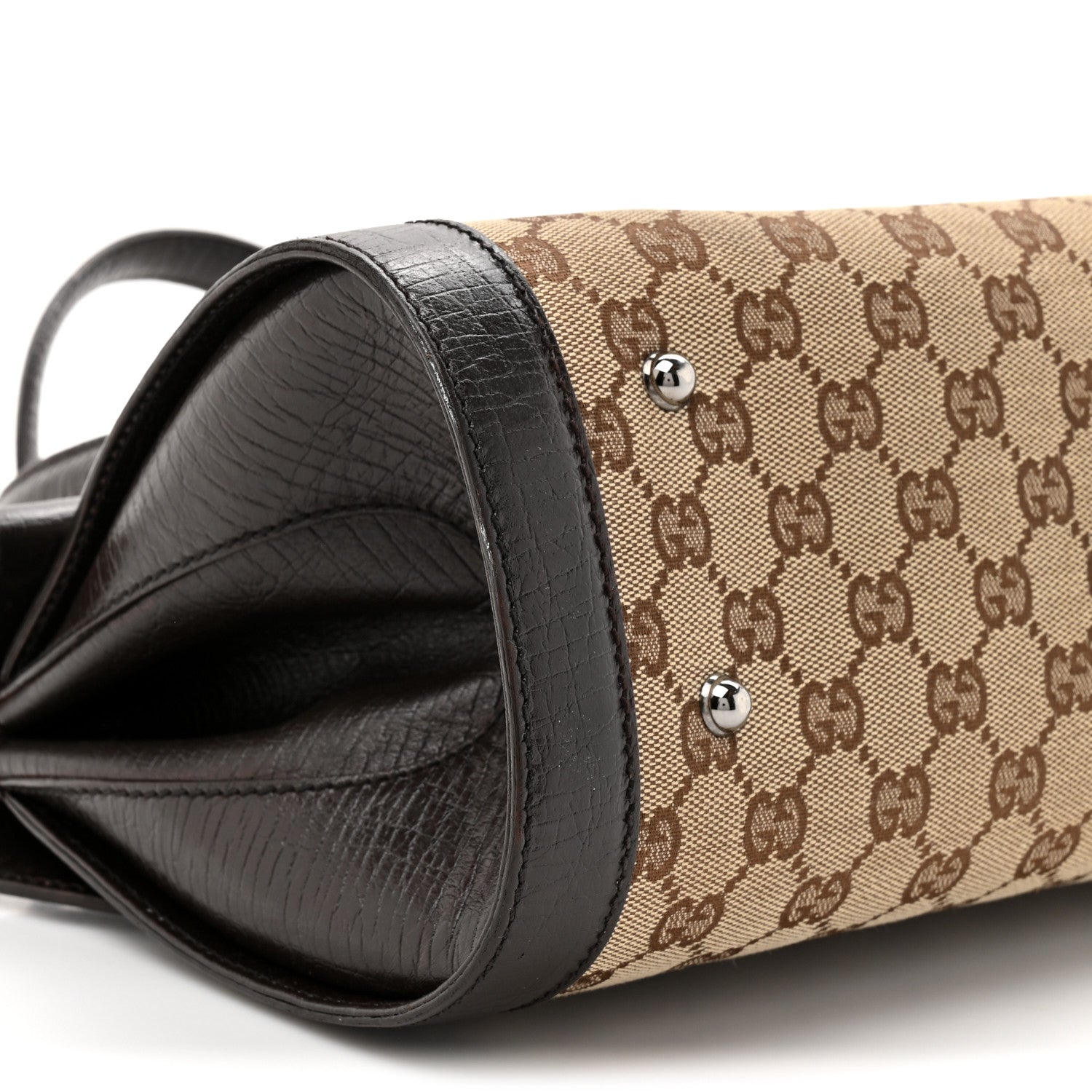 Monogram Bamboo Bullet Bag Dark Brown