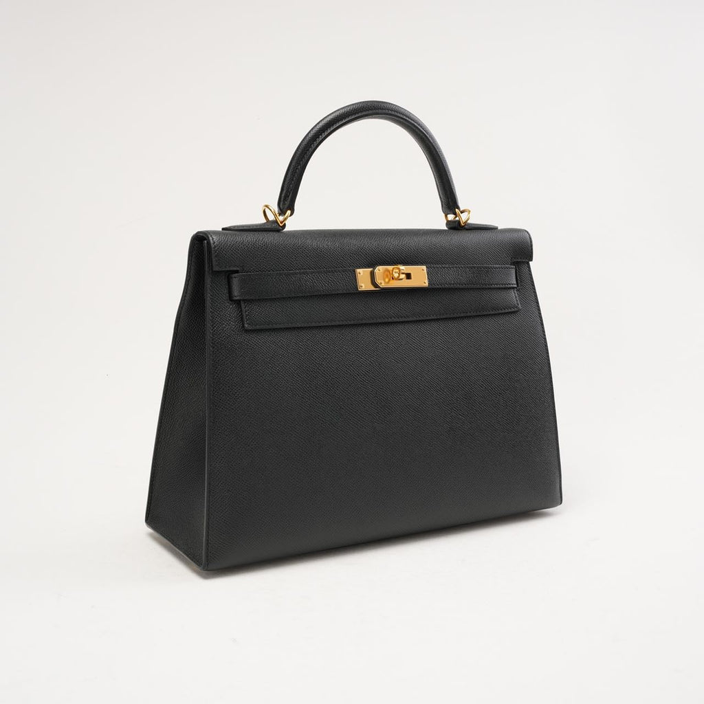 Hermès Sellier Kelly 32 Epsom Black 2016