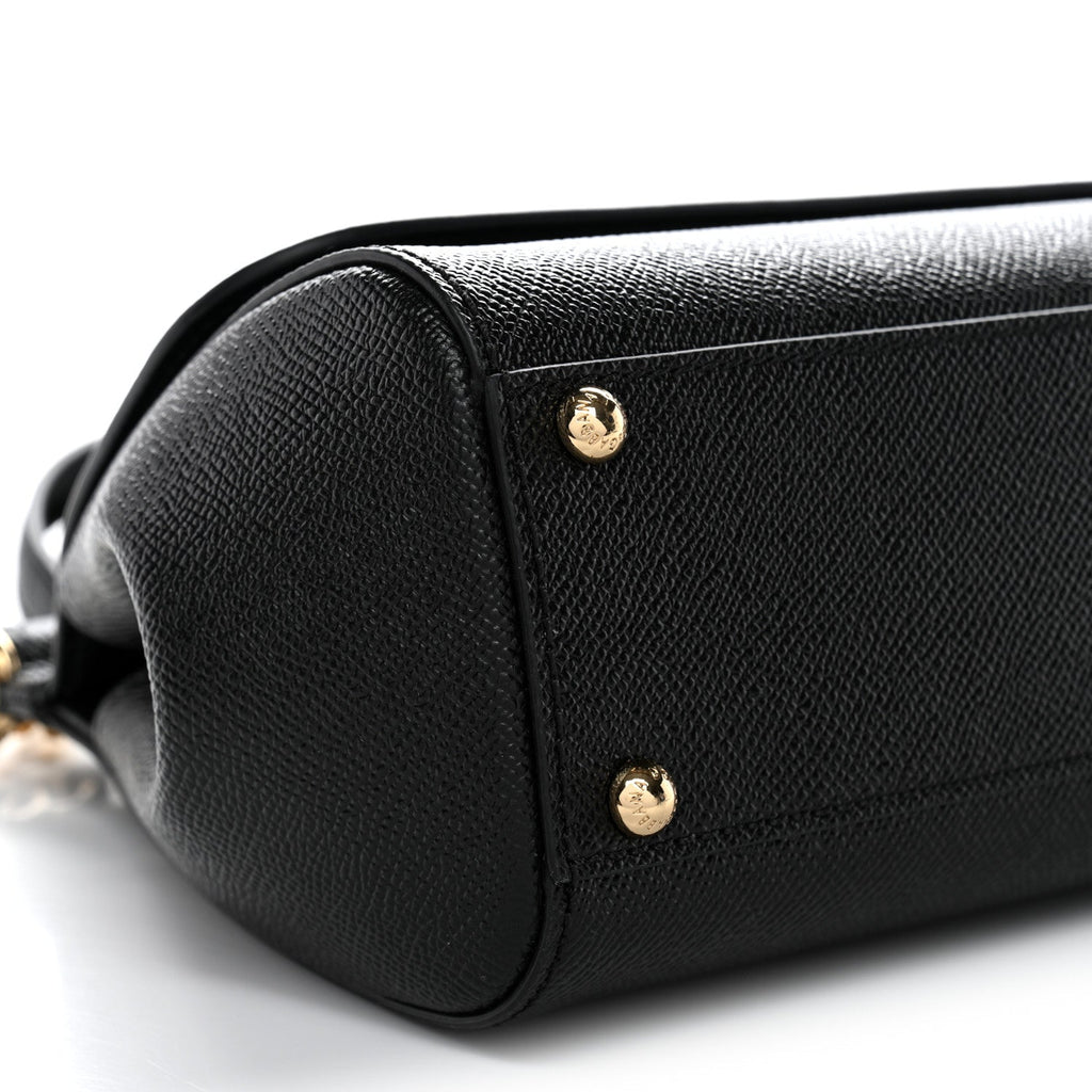 Dauphine Medium Miss Sicily Satchel Black