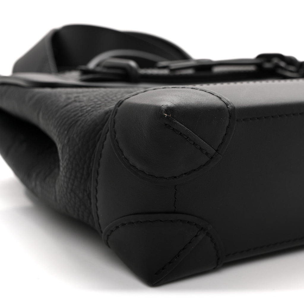 Taurillon Monogram Steamer PM NM Black