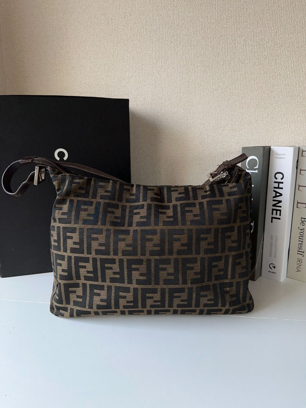 Fendi Zucca FF Baguette - Neutrals Shoulder Bags, Handbags MR14072025X578