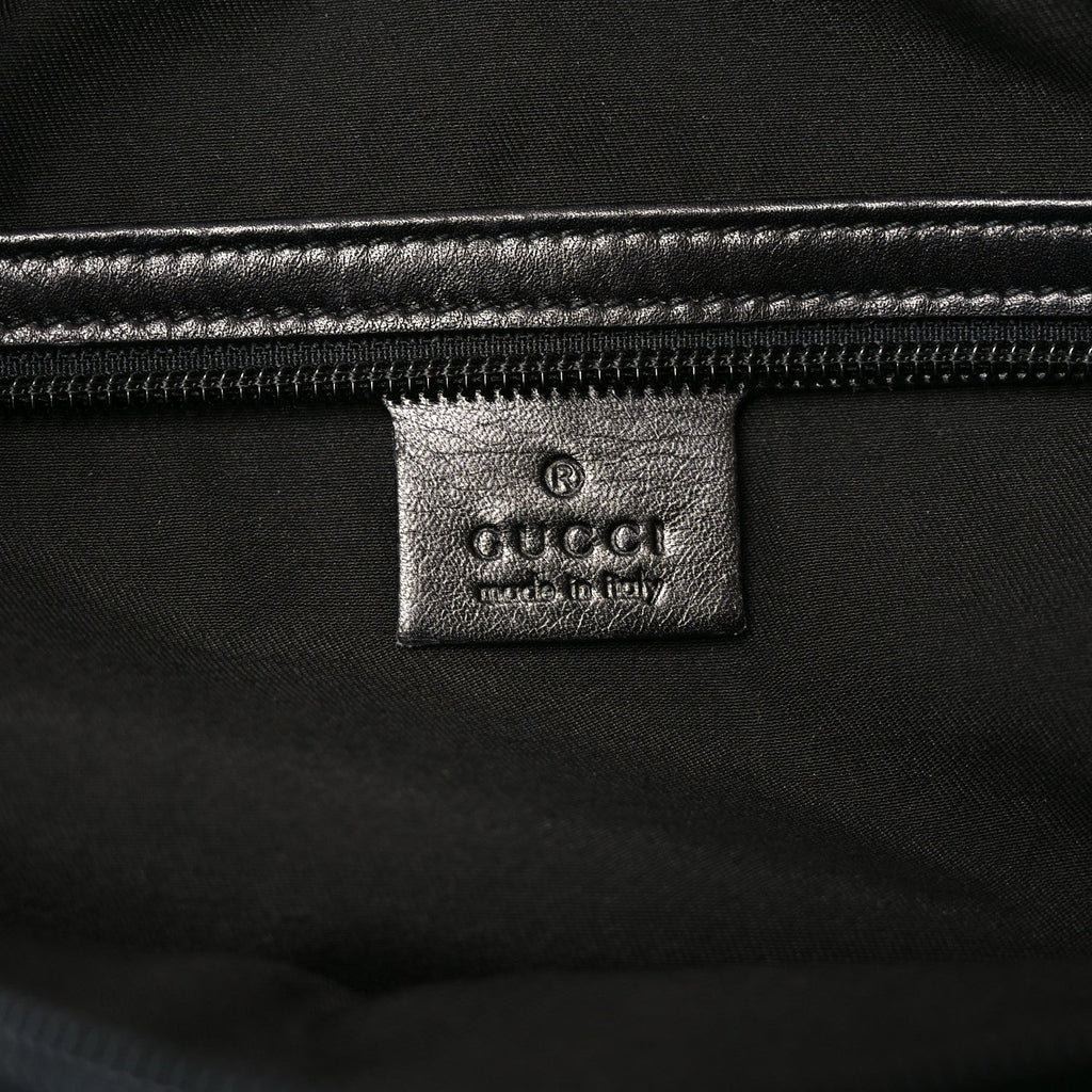 Monogram Large Punch Tote Black