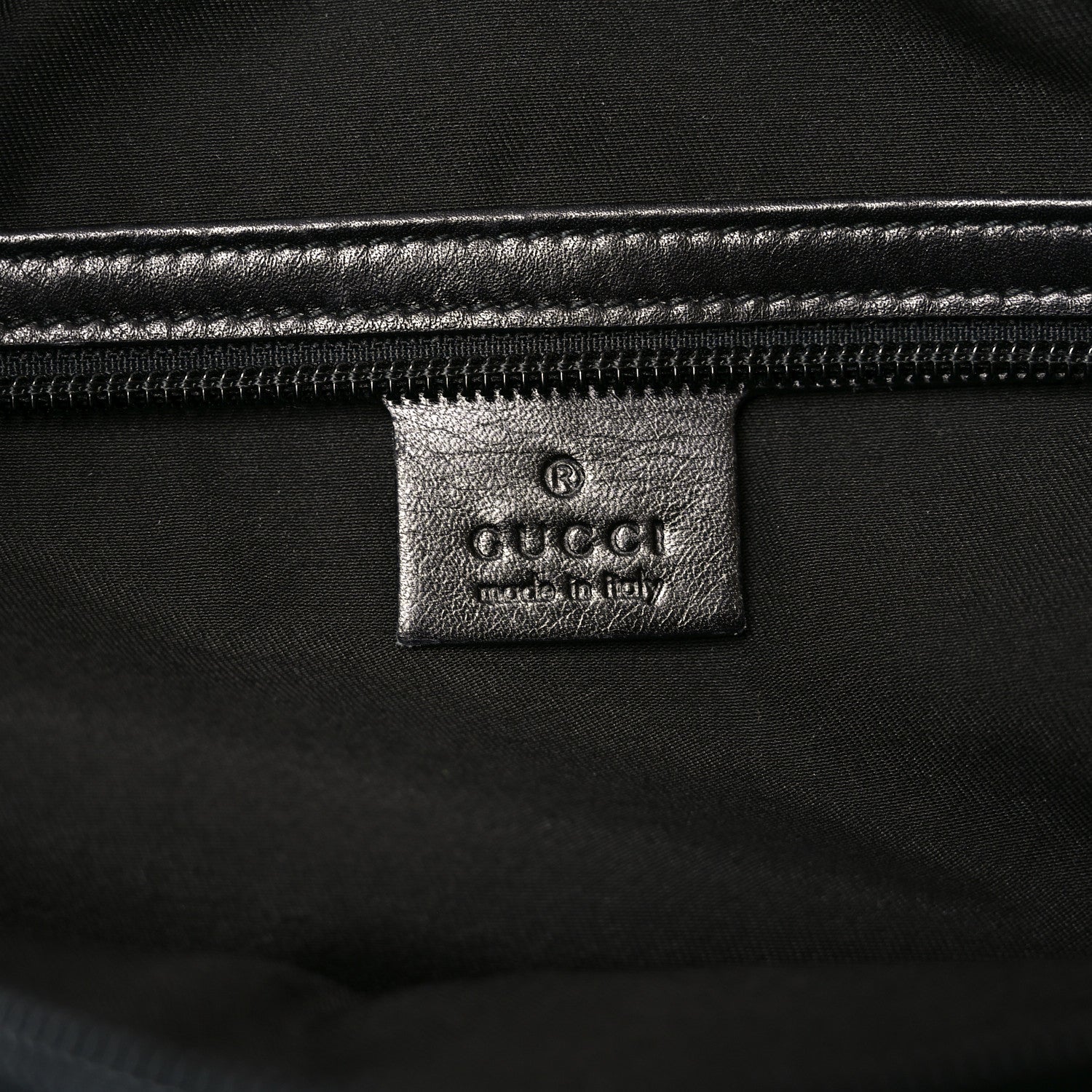 Monogram Large Punch Tote Black