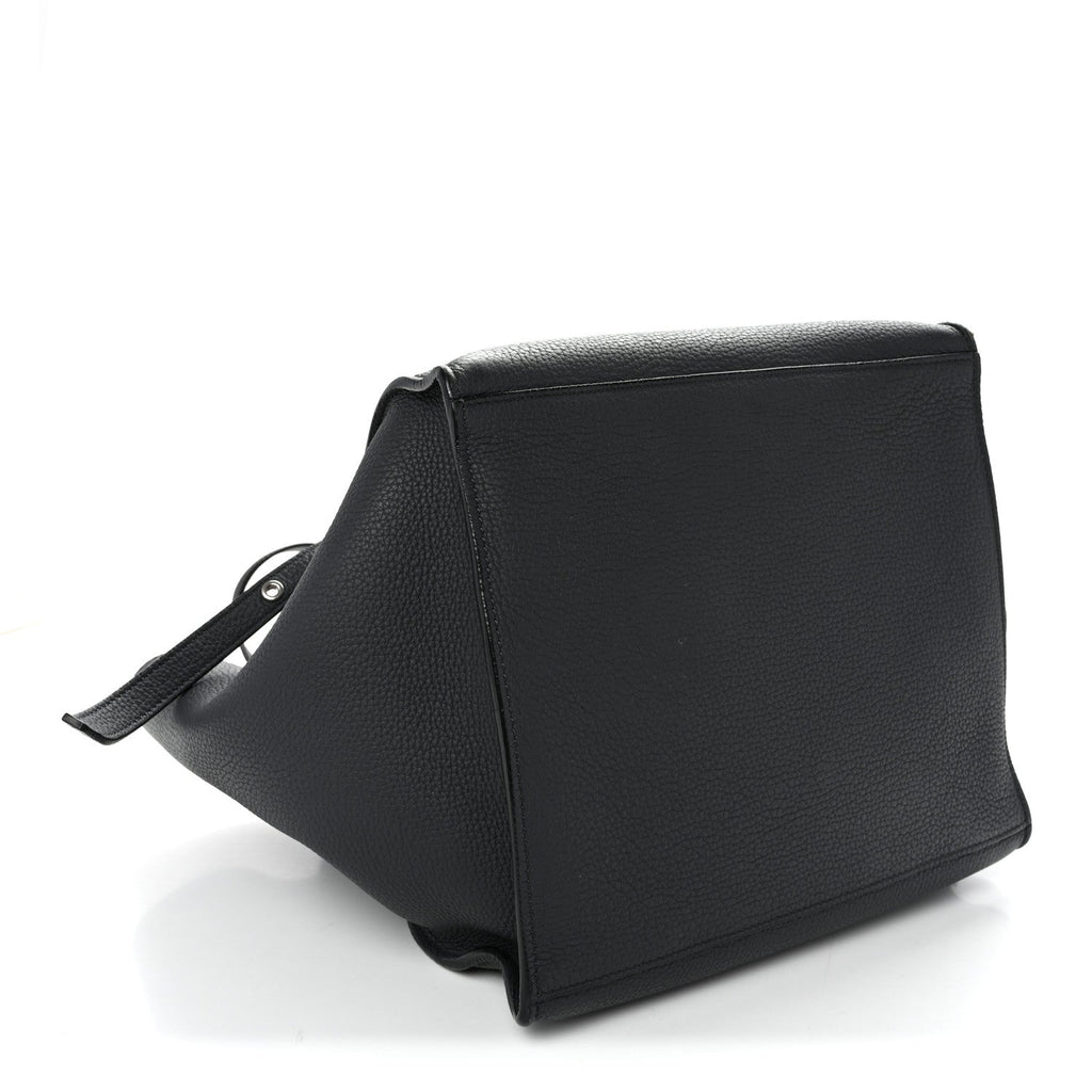 Supple Grained Calfskin Small Big Bag Anthractie