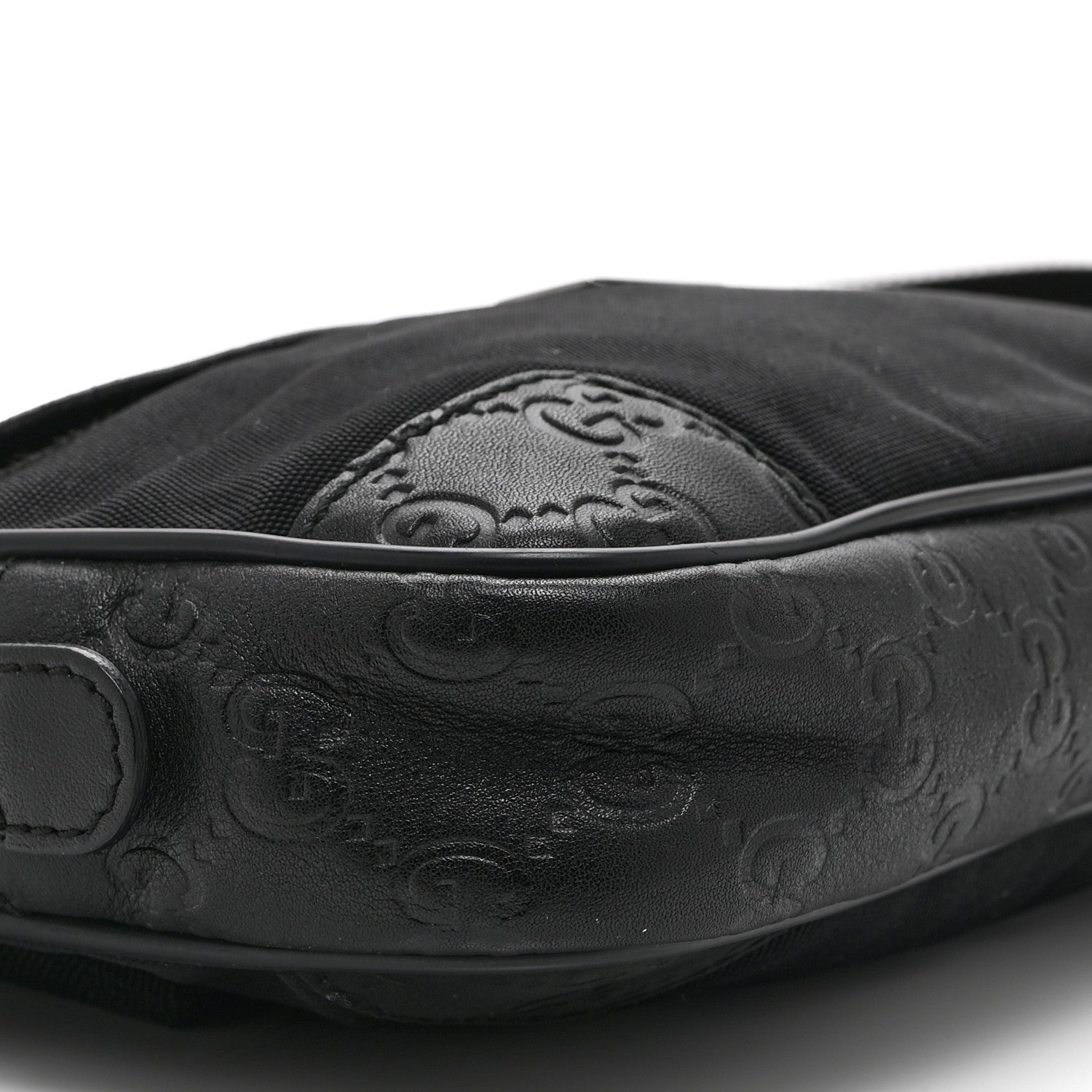 Guccissima Nylon Belt Bag  Black