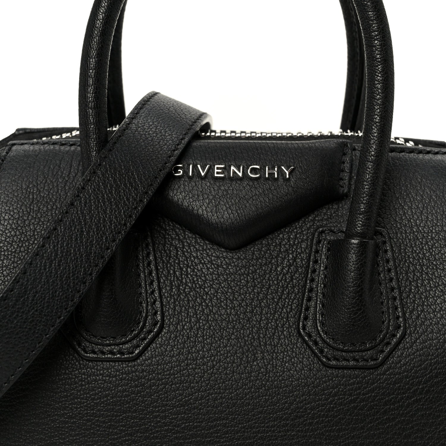 Sugar Goatskin Mini Antigona Black