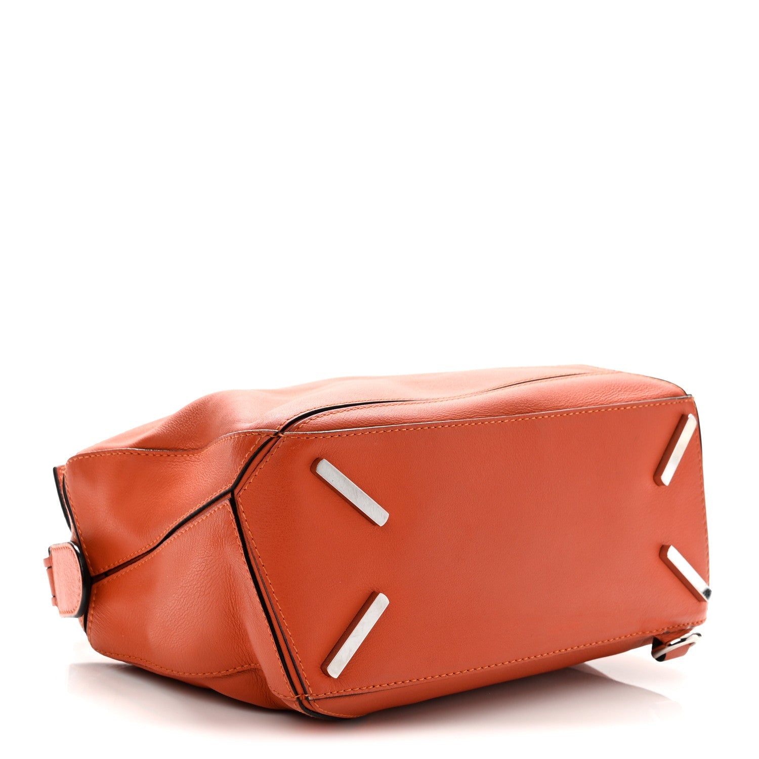 Calfskin Small Puzzle Bag Orange