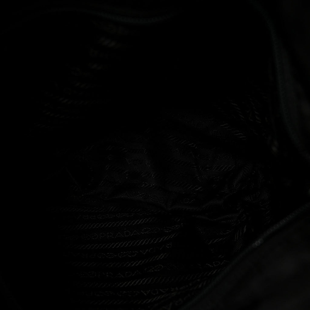 Tessuto Nylon Shopping Tote Black