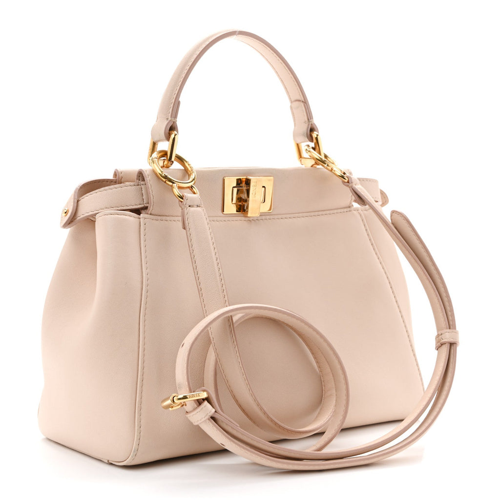 Nappa Mini Peekaboo Iconic Satchel Rosa Plaster
