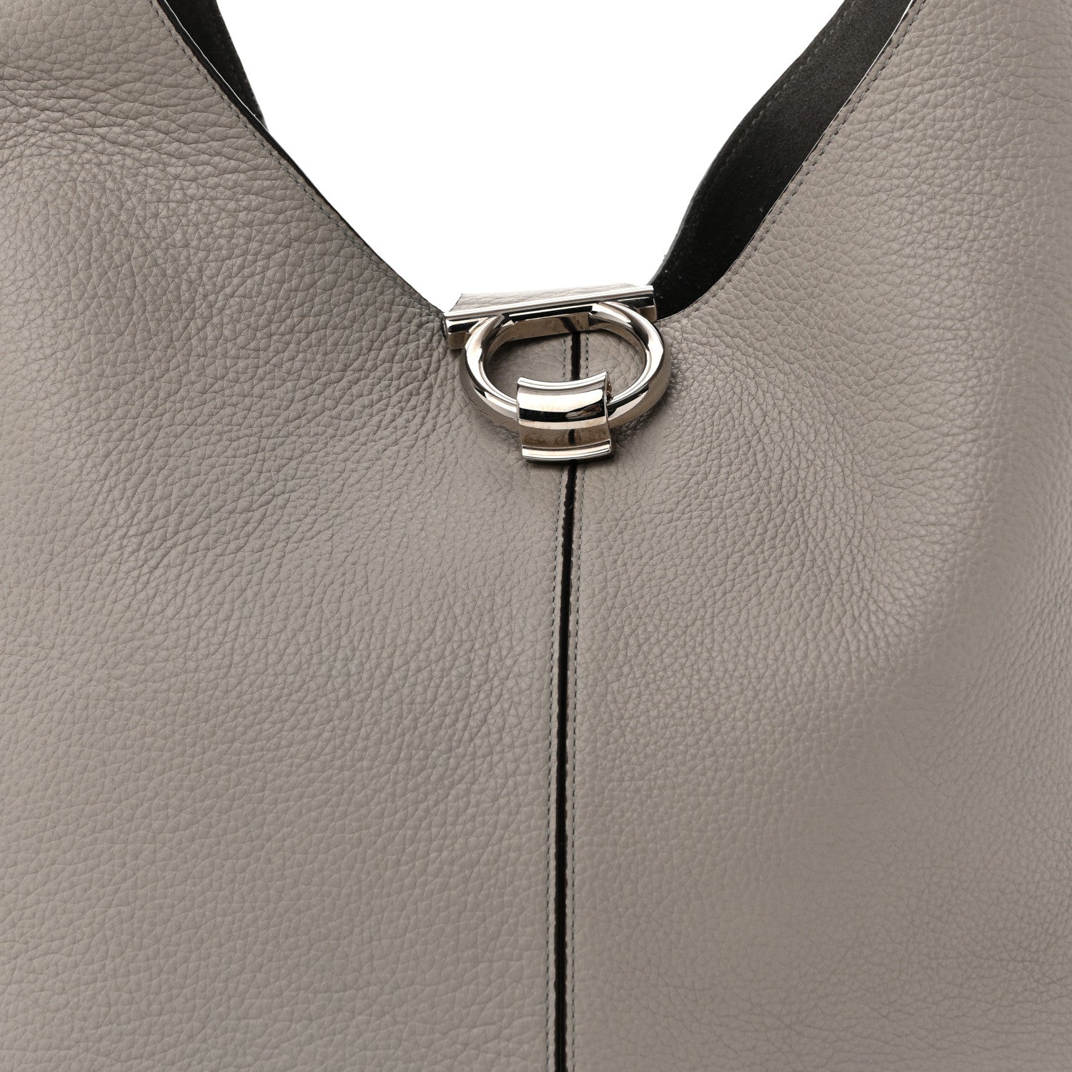 Calfskin Margot Hobo Grey