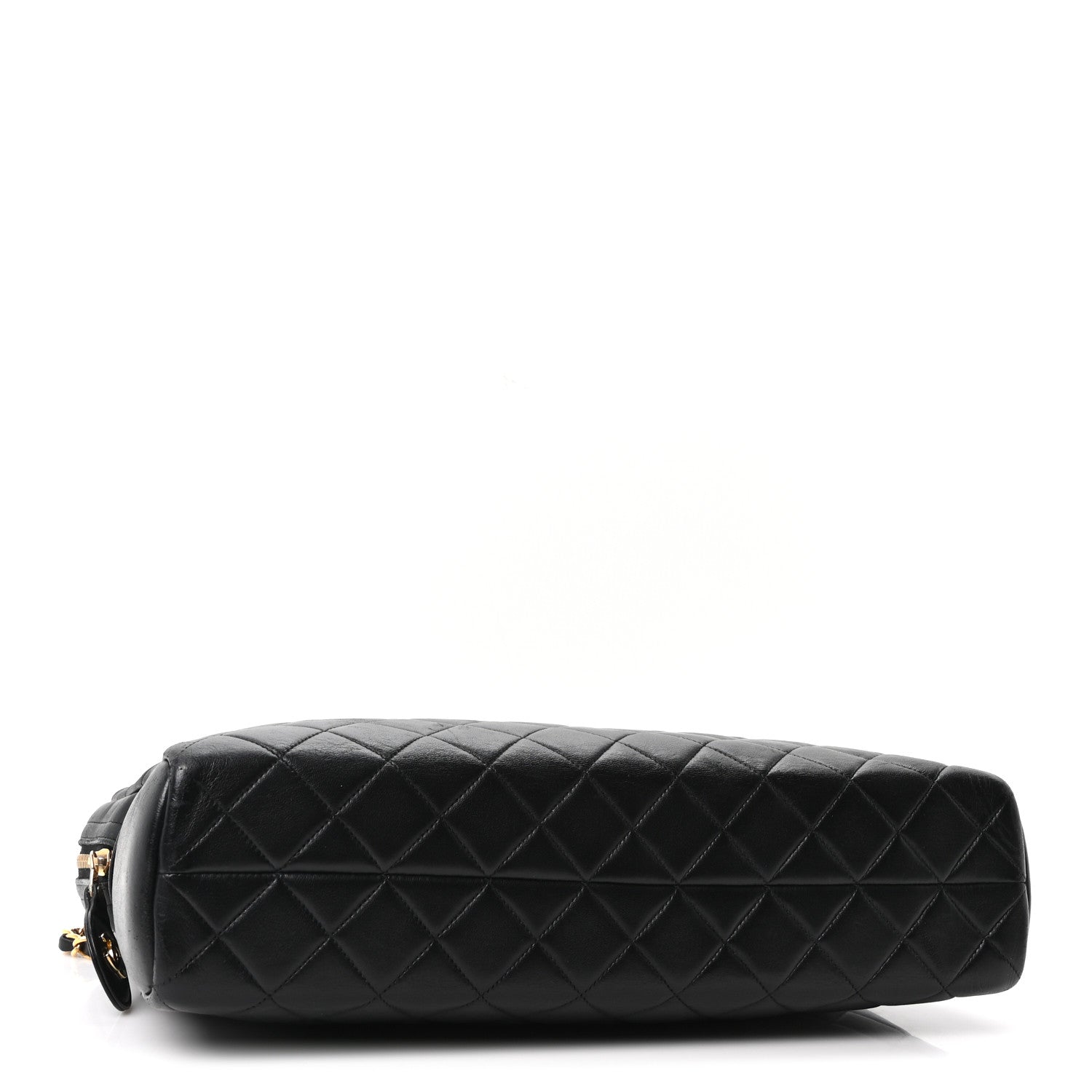 Lambskin Quilted Camera Case Black