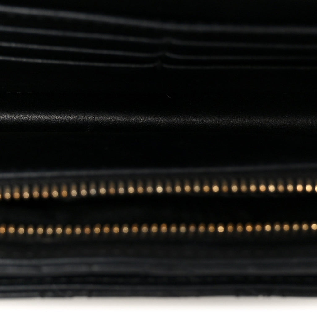 Lambskin Cannage Chain My Dior Daily Chain Pouch Black