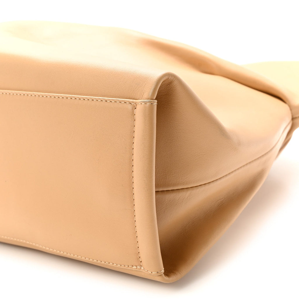 Calfskin Judy East West Tote Soft Tan