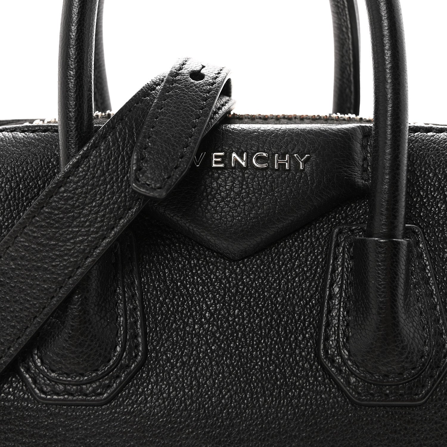 Sugar Goatskin Mini Antigona Black