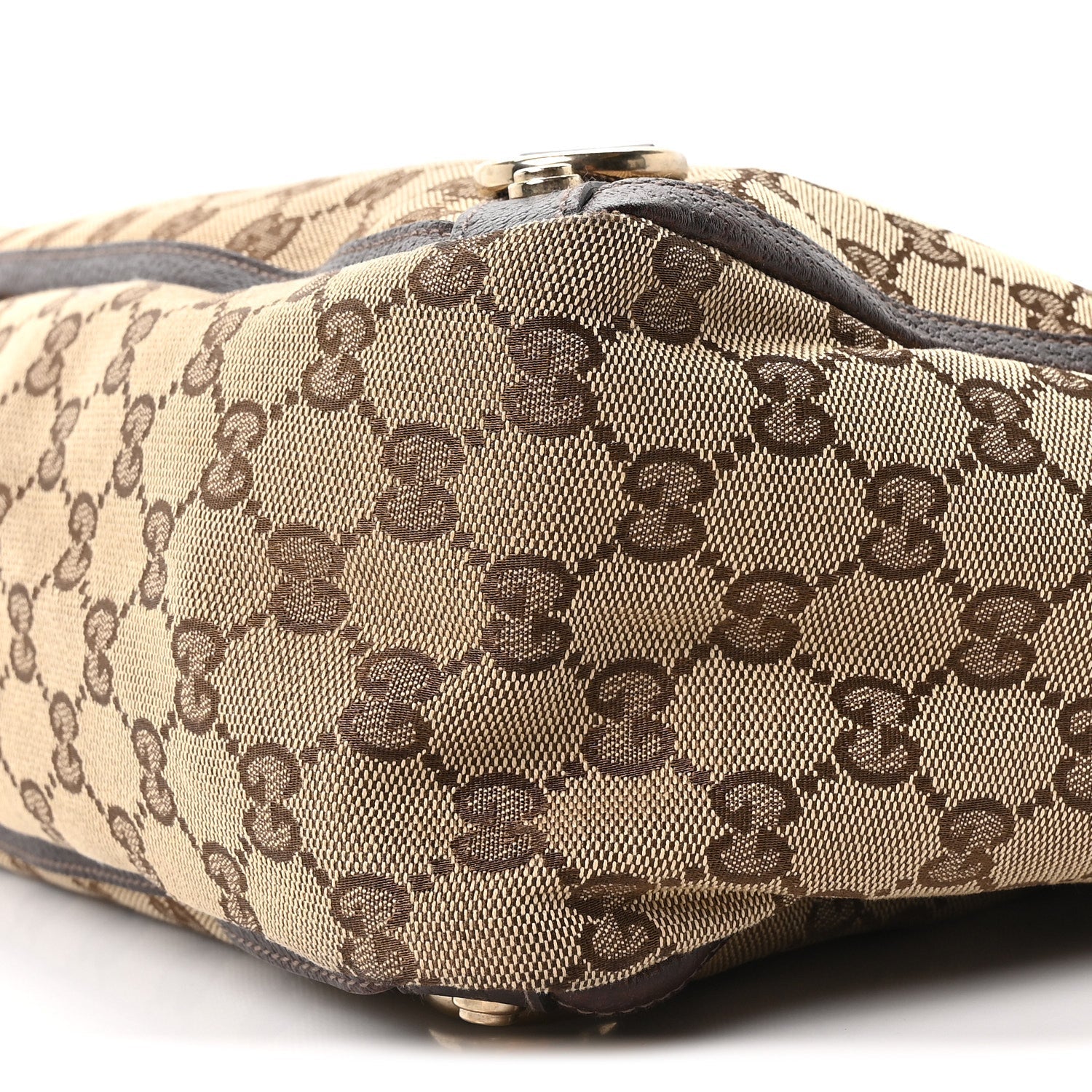 Monogram Large Abbey Tote Dark Brown