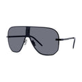 Givenchy Sunglasses Shield Full Rim, Shiny Black Frame and Grey Lens GV40087U01A