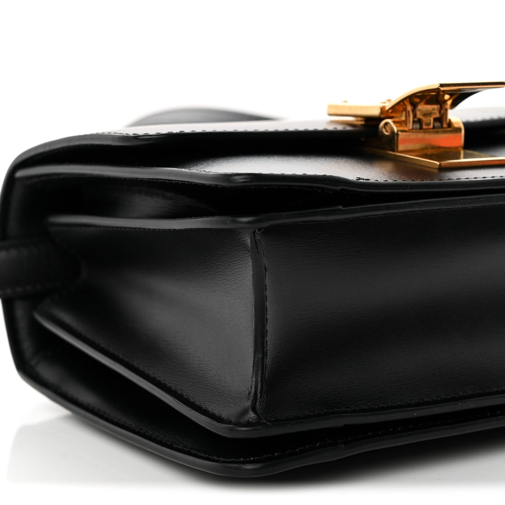 Box Calfskin Small Classic Box Flap Bag Black