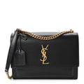 Calfskin Medium Monogram Sunset Black