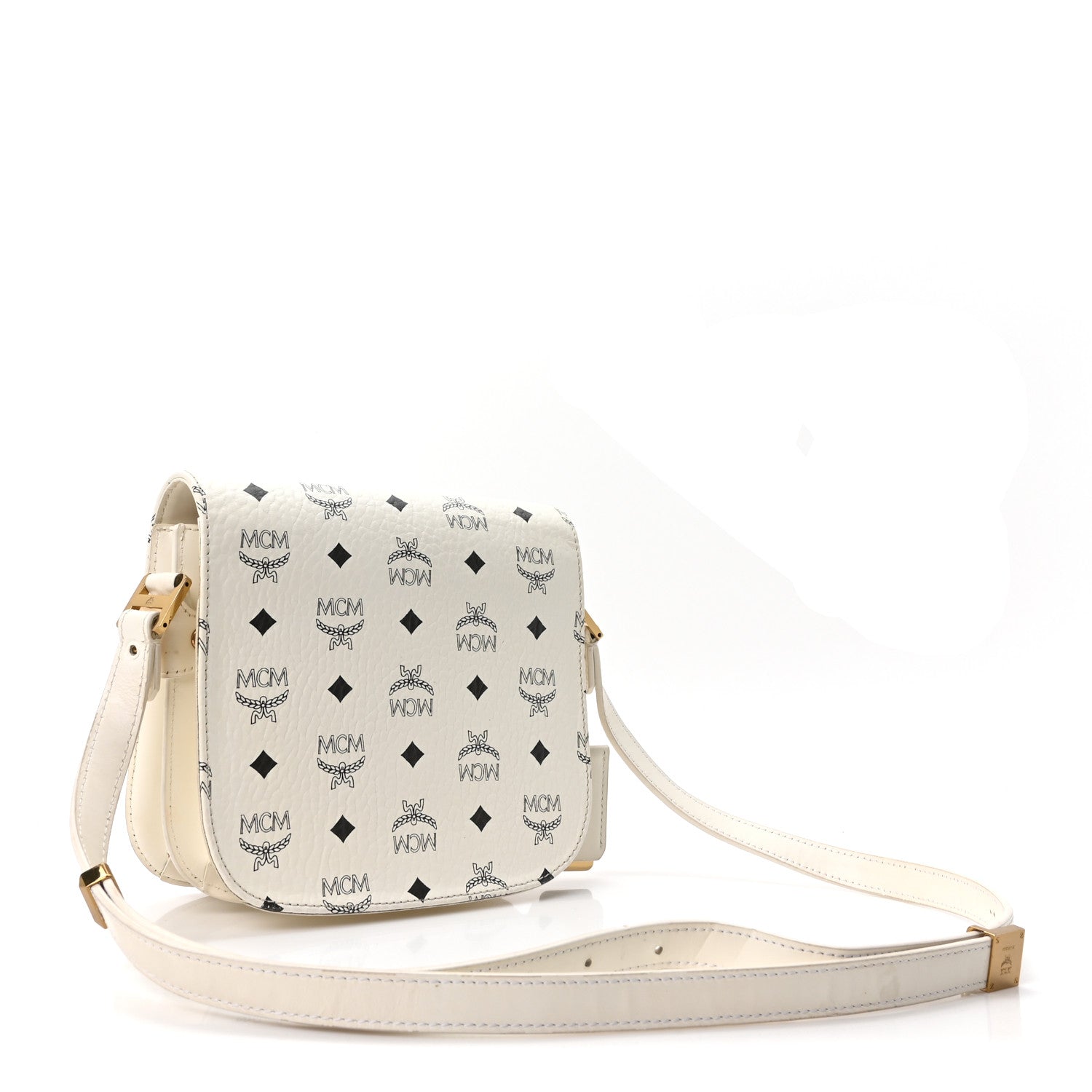 Visetos Small Patricia Crossbody Bag White
