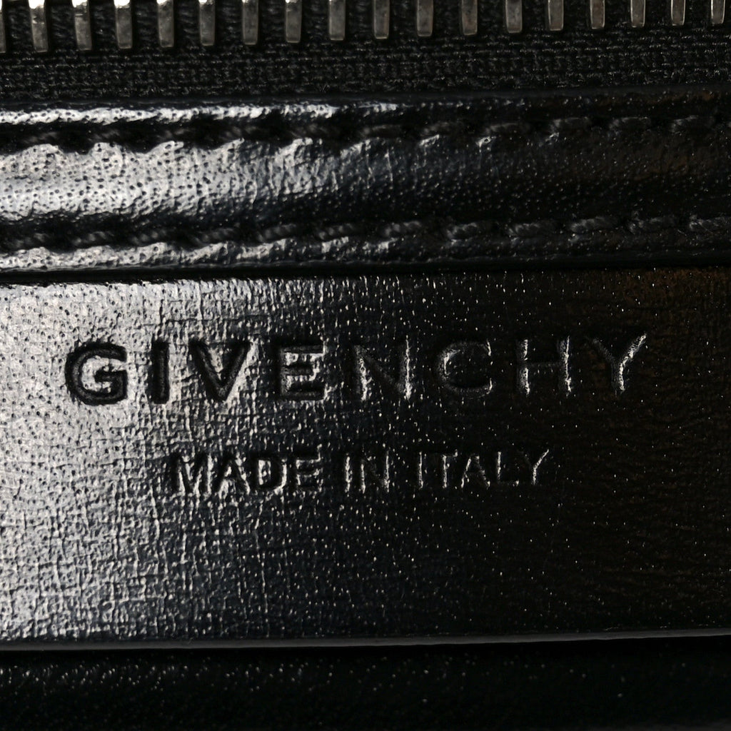 Shiny Lord Calfskin Mini Antigona Black