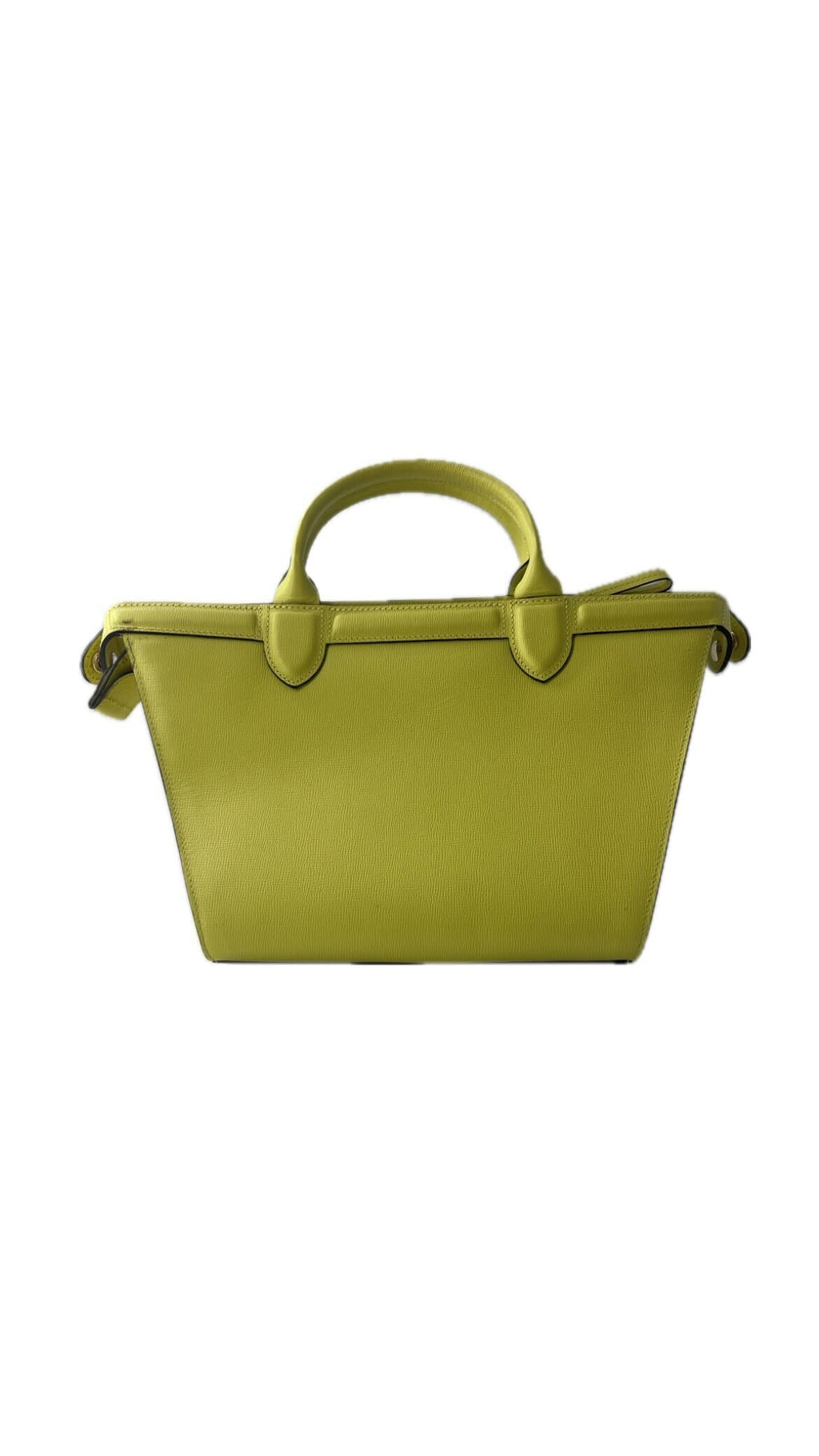 Longchamp Héritage Leather Yellow Leather Bag (Authentic  )