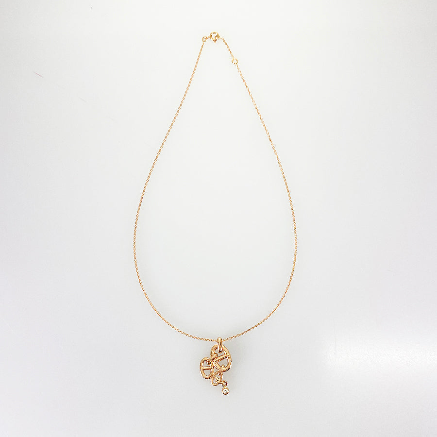 HERMES Enchaine MM Necklace