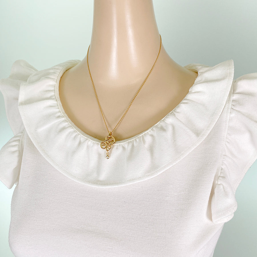 HERMES Enchaine MM Necklace
