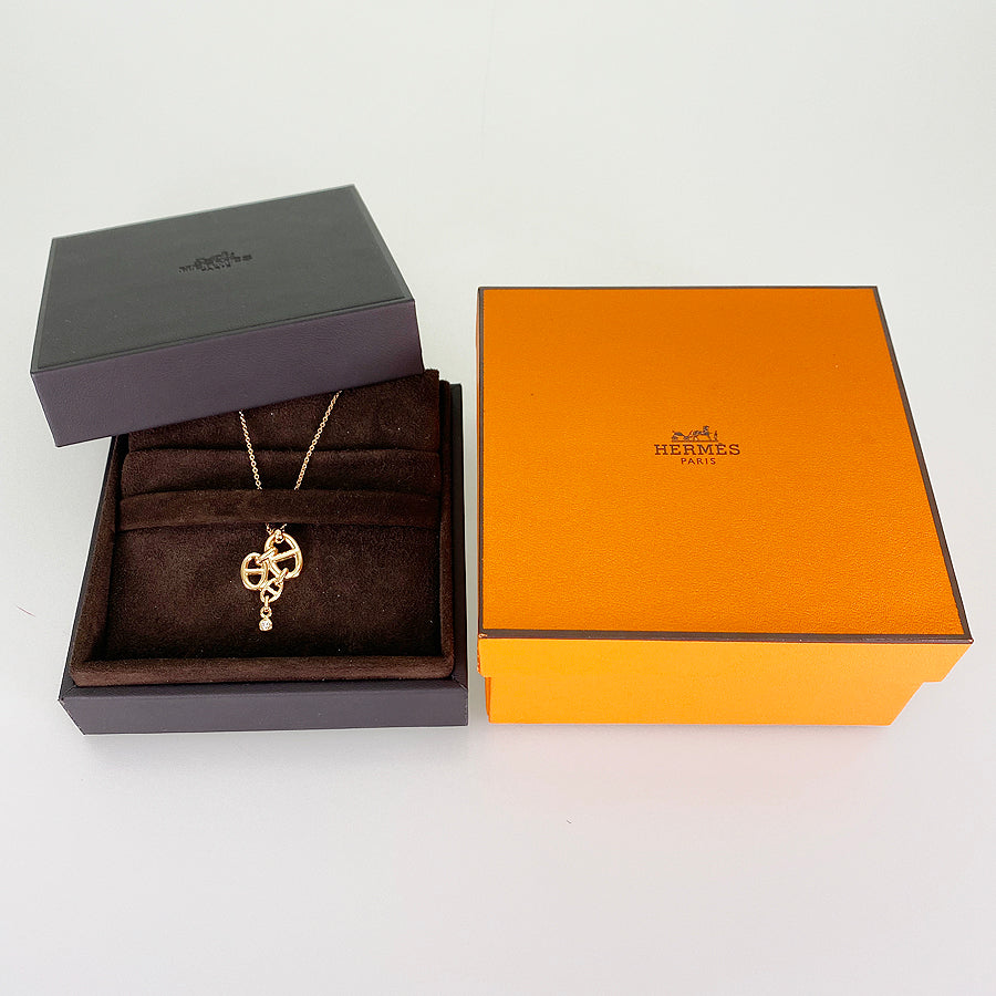 HERMES Enchaine MM Necklace