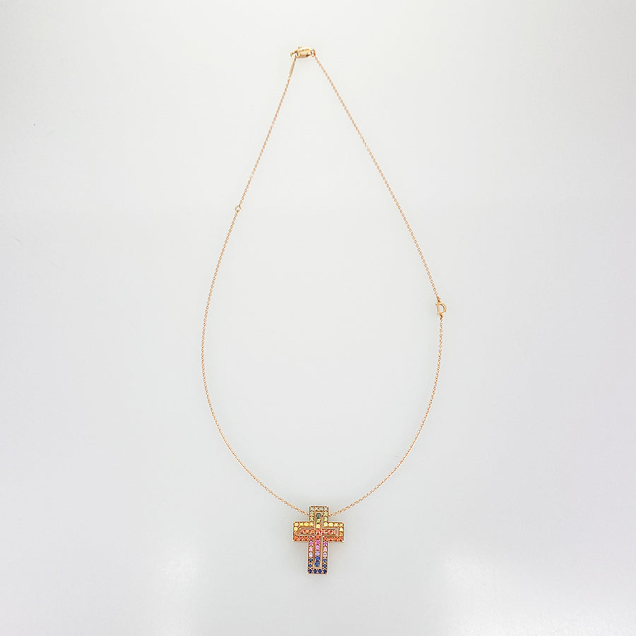 Damiani Belle Epoque M Rainbow Necklace