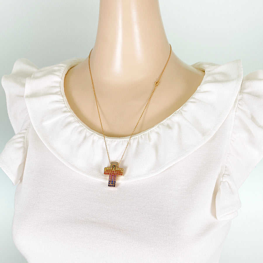 Damiani Belle Epoque M Rainbow Necklace