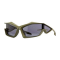 Givenchy Sunglasses Geometric Full Rim, Matte Black Frame and Smoke Lens GV40049I02A