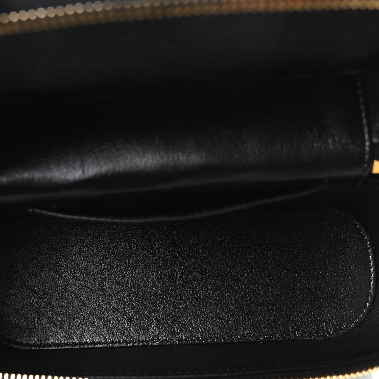 Lambskin Quilted Mini Gaby Vanity Case Black