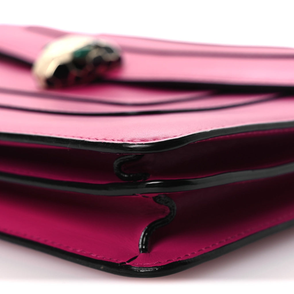 Calfskin Serpenti Forever Shoulder Bag Pink