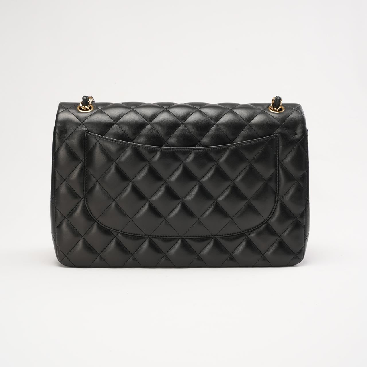 Chanel Classic Jumbo Double Flap Lamb Black 2014