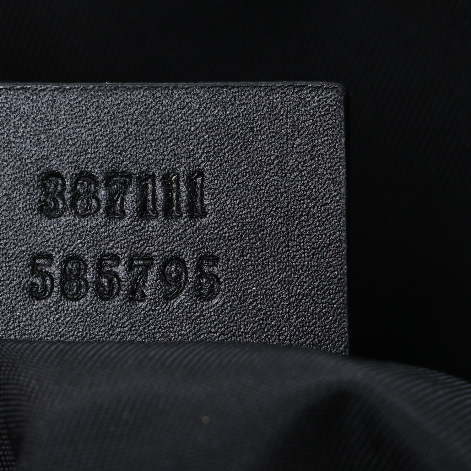 GG Supreme Monogram Web Messenger Bag Black