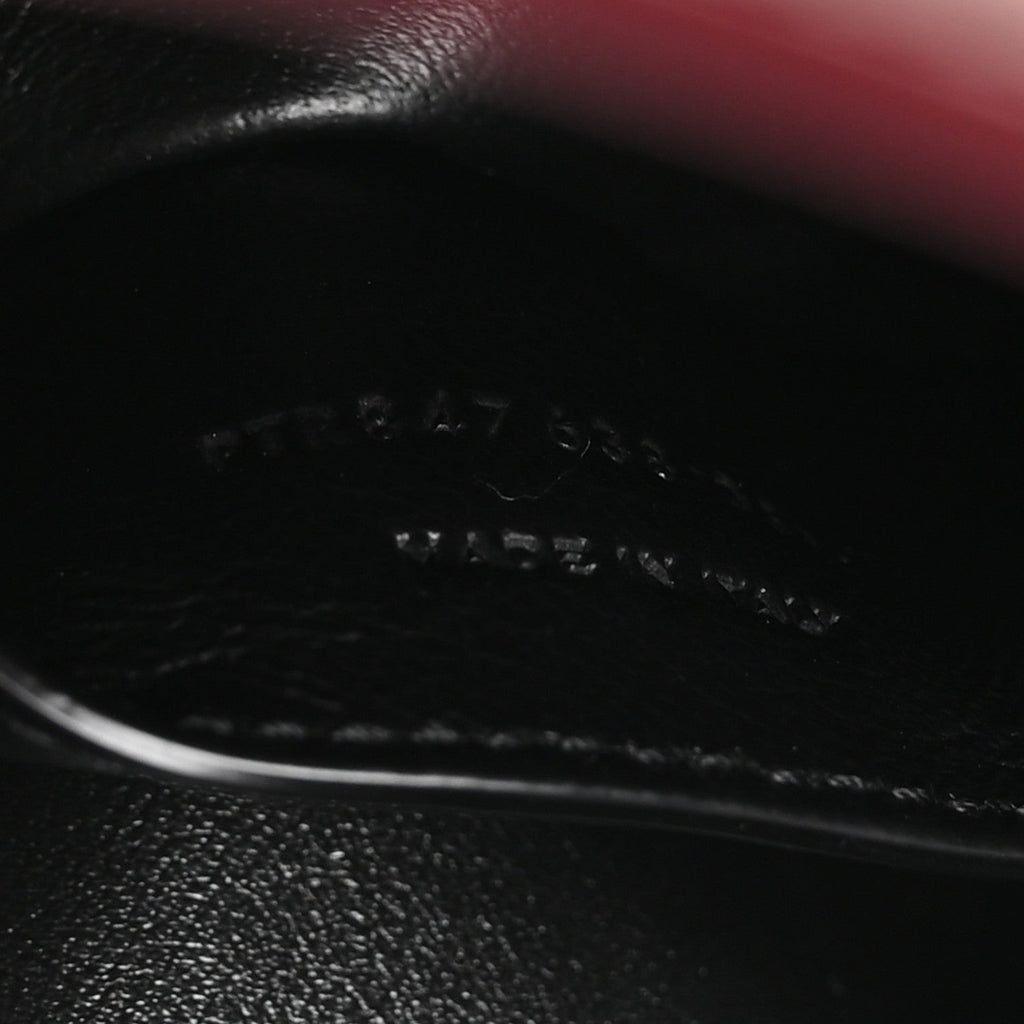 Lambskin Small Cassandre Envelope Pouch Dark Ruby