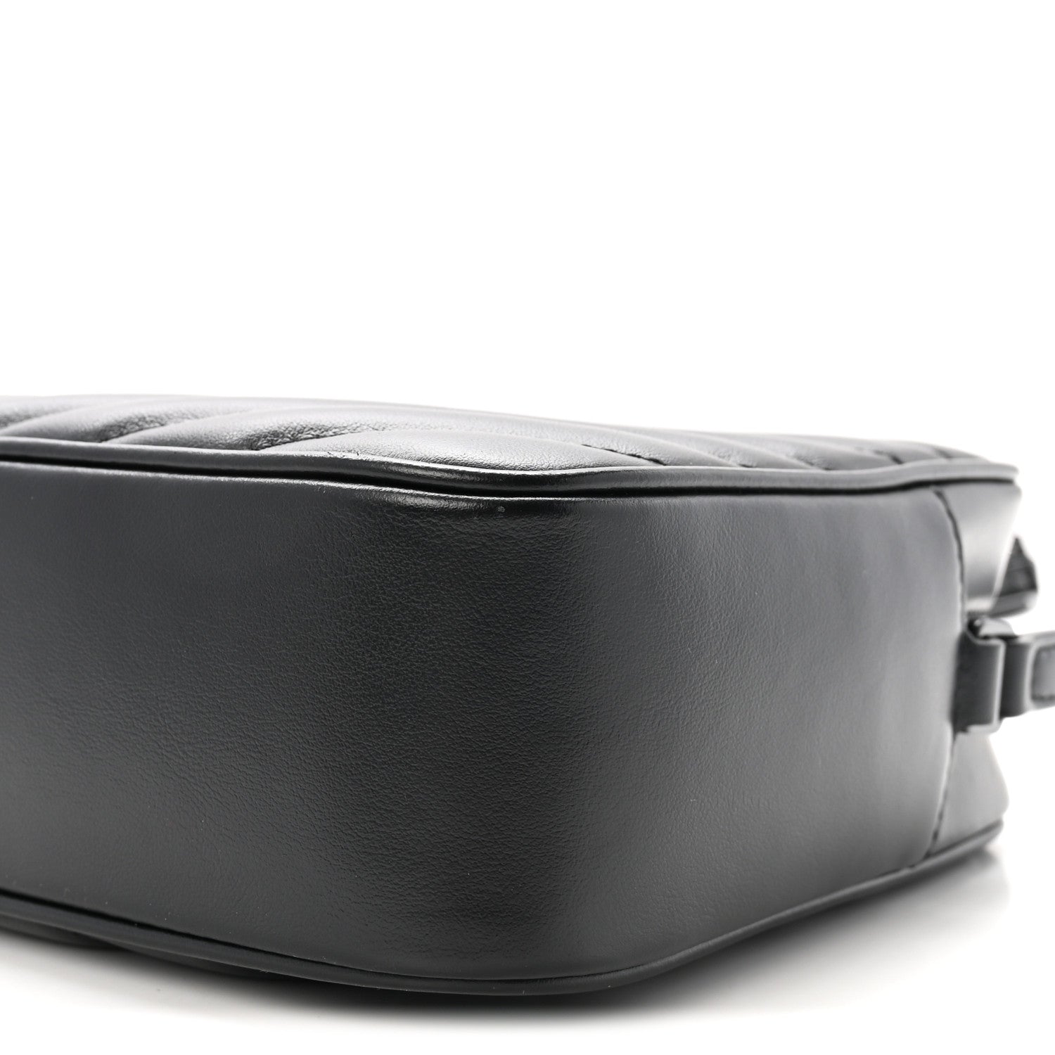 Calfskin Matelasse Monogram Monochrome Lou Camera Bag Black