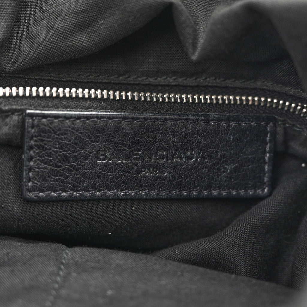 Agneau Classic Hardware Square Tote Black