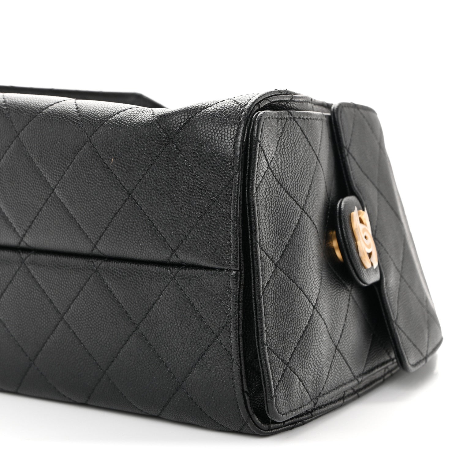 Caviar Quilted Small Chanel 25 Handbag Black