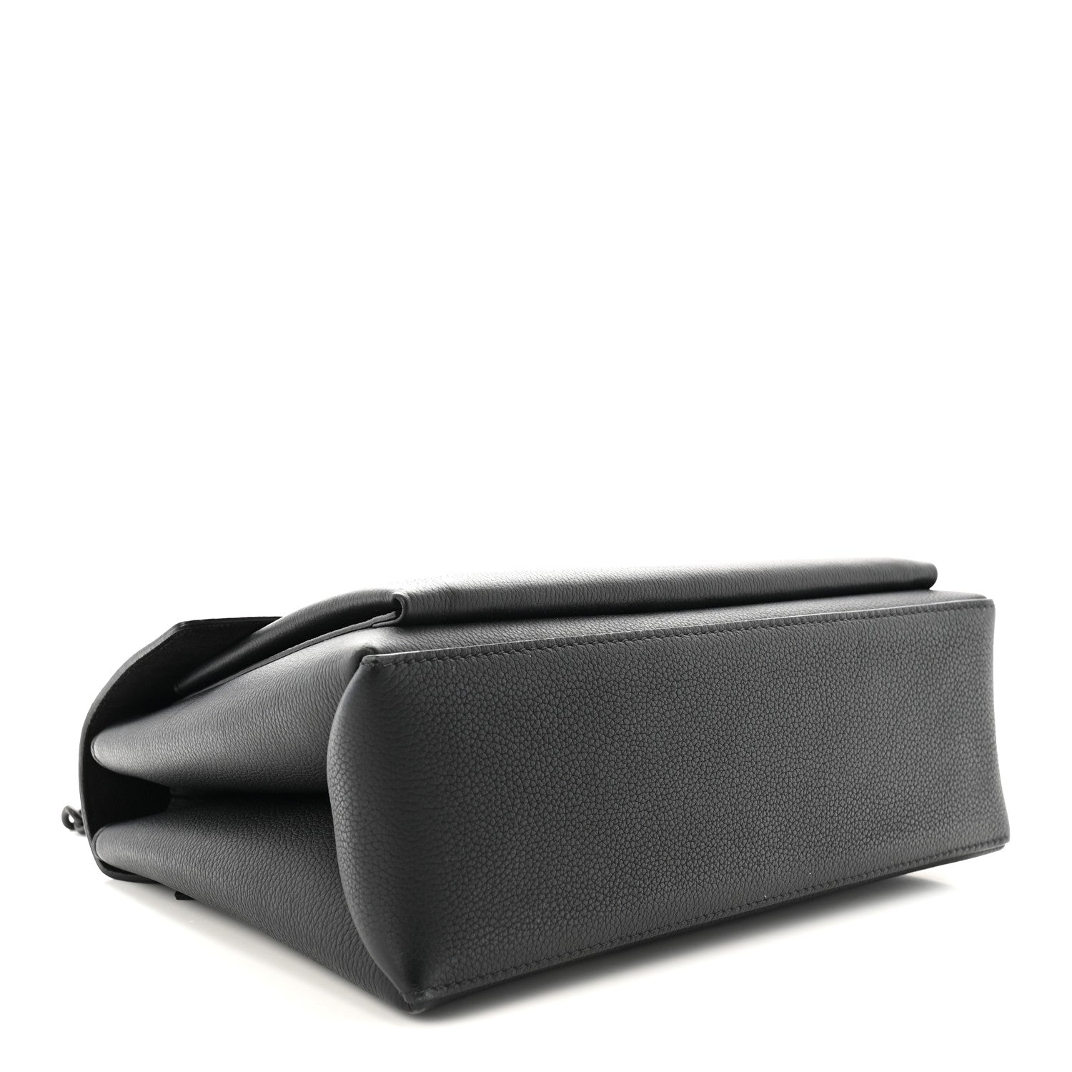 Soft Calfskin My Lockme Top Handle Black