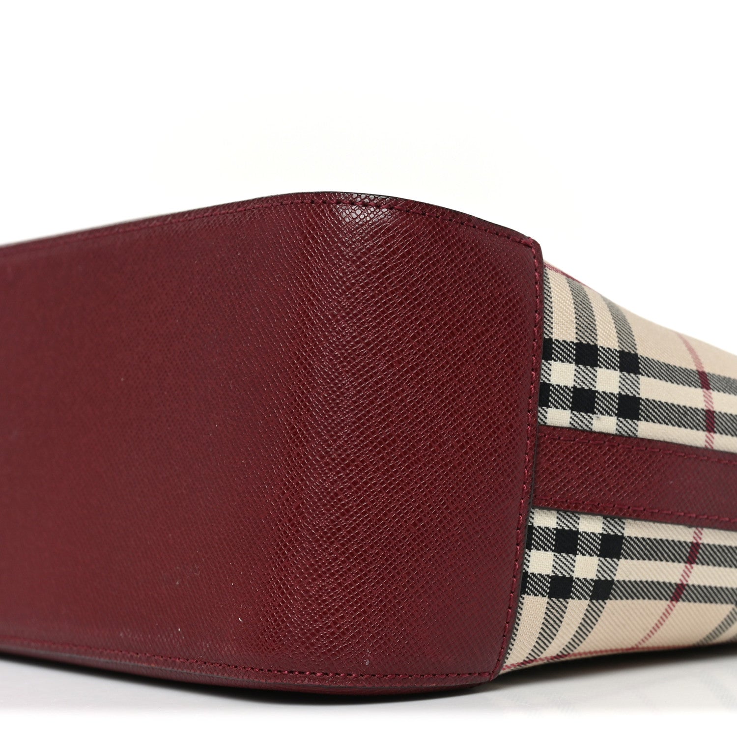 Canvas House Check Small Tote Red
