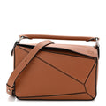 Calfskin Small Puzzle Bag Tan