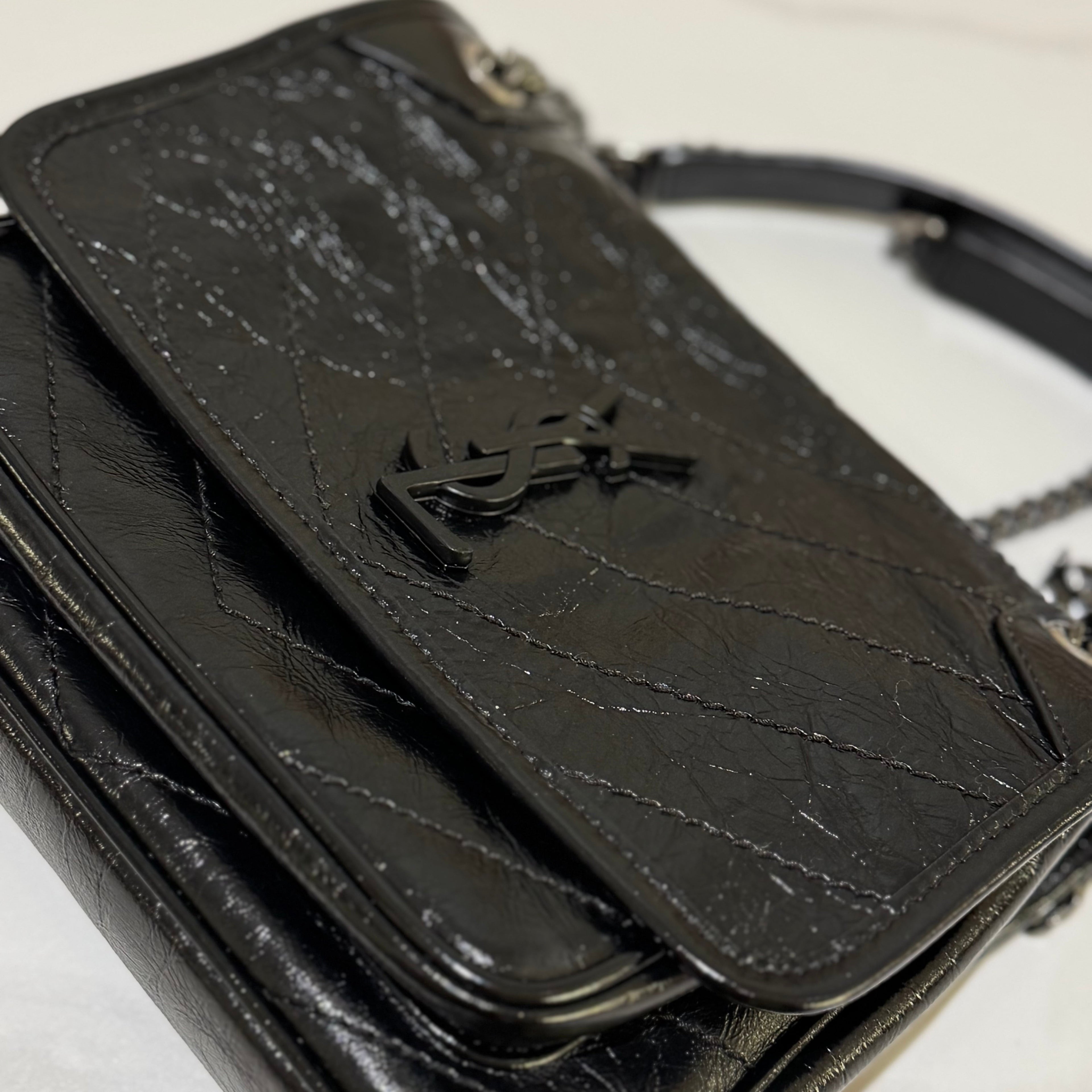 YSL NIKI SMALL SHOULDER CHAIN CROSSBODY BAG