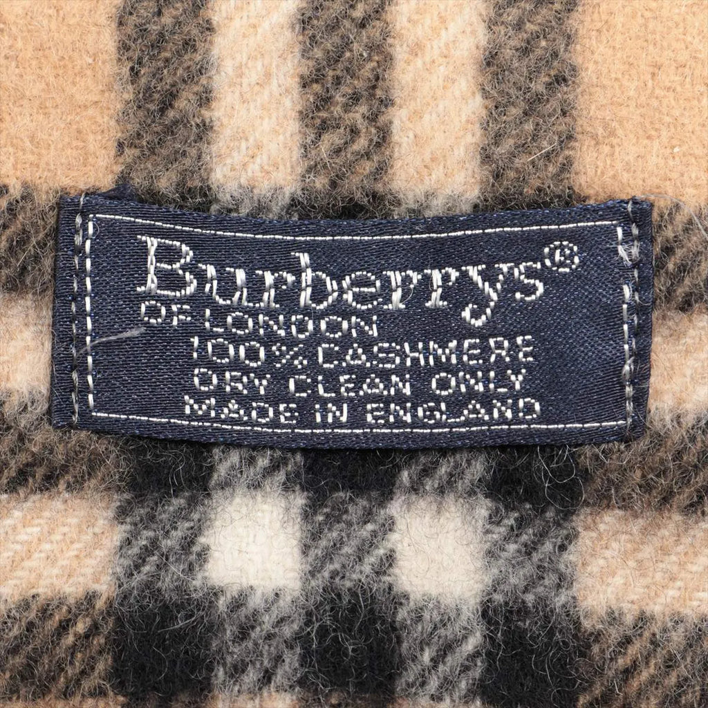 Burberry Nova Check Cashmere Scarf Beige