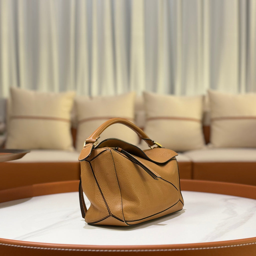 LOEWE PUZZLE BAG BROWN SMALL