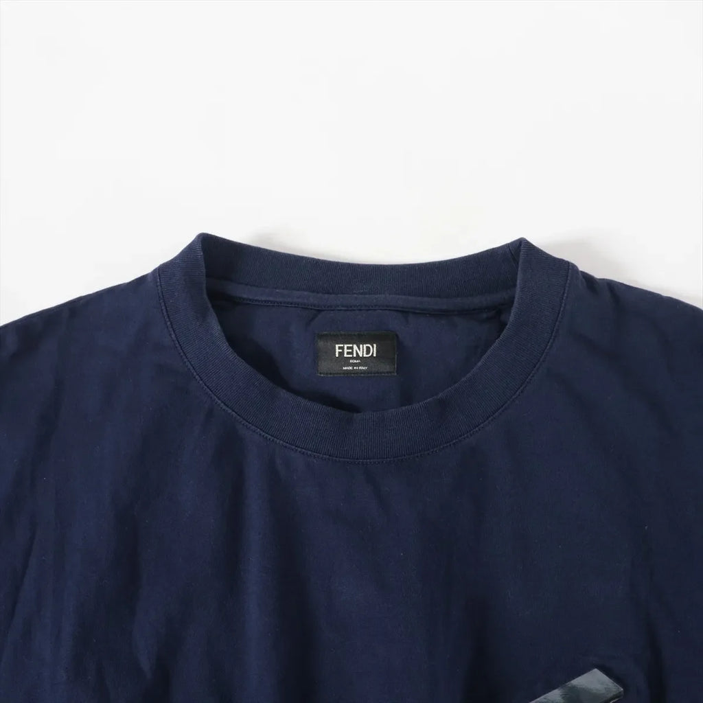 Fendi Cotton T-shirt Navy Blue