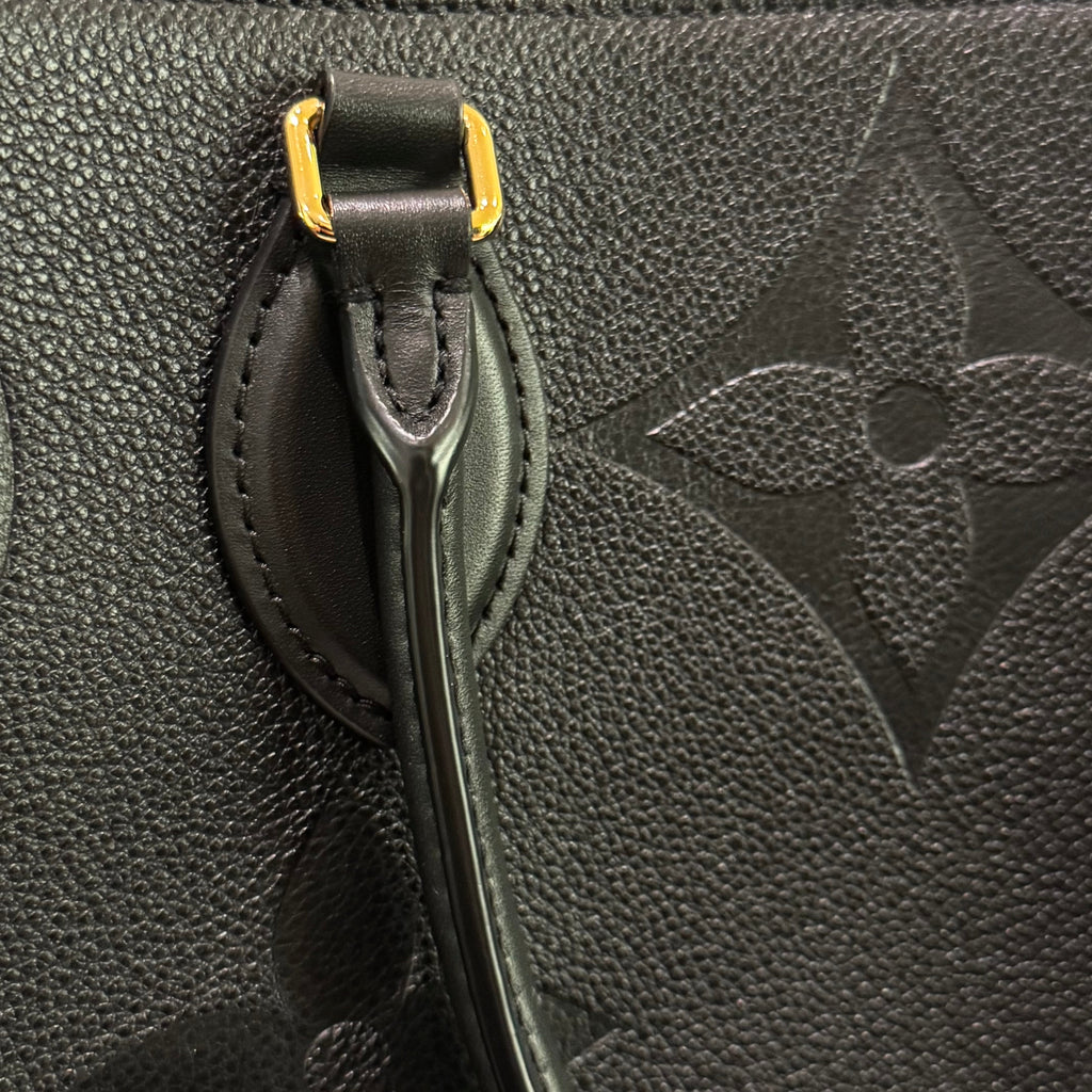 LOUIS VUITTON ON THE GO TOTE GM BLACK