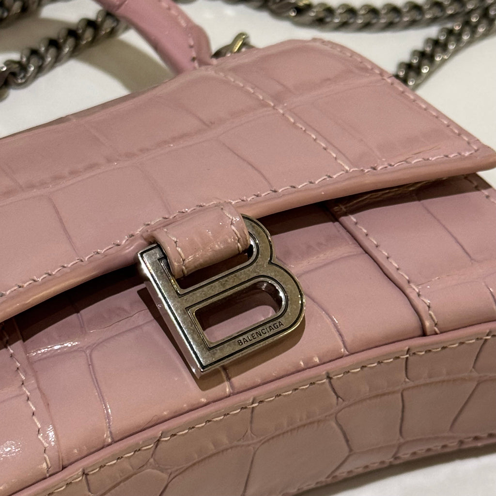 BALENCIAGA SUPER MINI HOURGLASS BAG